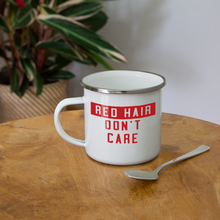 Load image into Gallery viewer, Redhair Don&#39;t Care - Camper Mug - white
