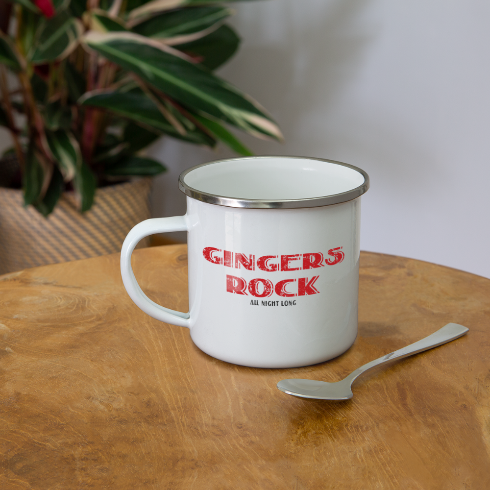 Gingers Rock - Camper Mug - white