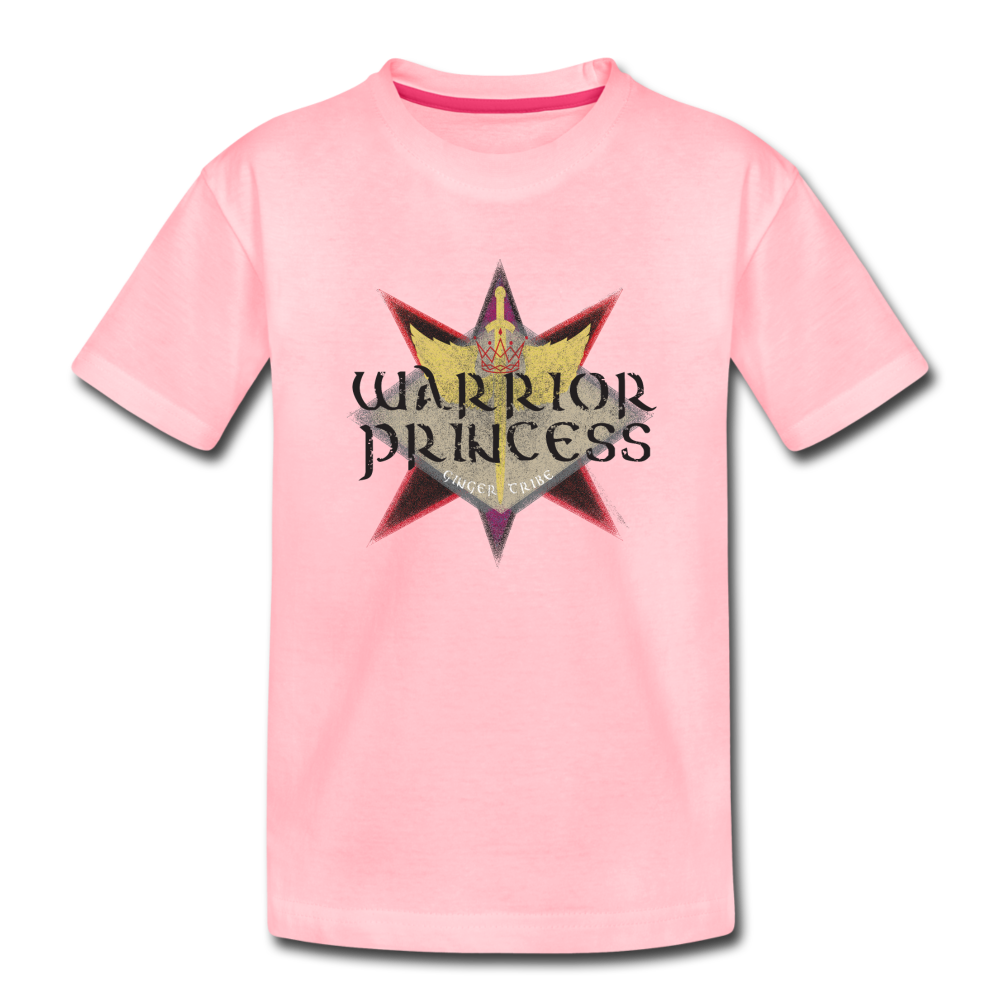 Warrior Princess - Toddler Premium T-Shirt - pink