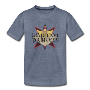 Warrior Princess - Toddler Premium T-Shirt - heather blue