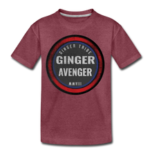 Load image into Gallery viewer, Ginger Avenger - Kids&#39; Premium T-Shirt - heather burgundy