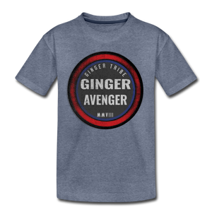 Ginger Avenger - Toddler Premium T-Shirt - heather blue