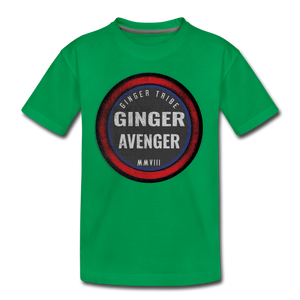 Ginger Avenger - Toddler Premium T-Shirt - kelly green