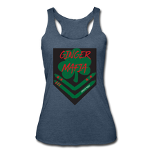 Load image into Gallery viewer, Ginger Mafia - Women’s Tri-Blend Racerback Tank - heather navy
