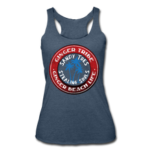 Load image into Gallery viewer, Sandy Toes - Ginger Beach Life-Women’s Racerback Tank - heather navy
