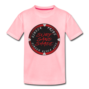 Surf and Shade - Ginger Beach Life - Kids' Premium T-Shirt - pink