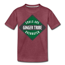 Load image into Gallery viewer, Souls Are Overrated - Kids&#39; Premium T-Shirt - heather burgundy