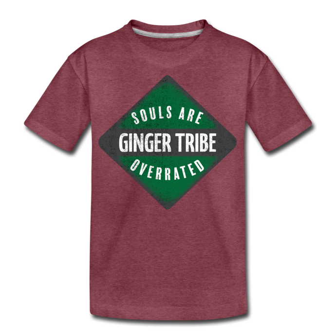 Souls Are Overrated - Kids' Premium T-Shirt - heather burgundy