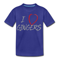 I Love Gingers - Kids' Premium T-Shirt - royal blue