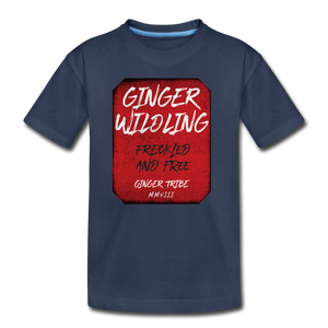 Ginger Wildling - Toddler Premium T-Shirt - navy