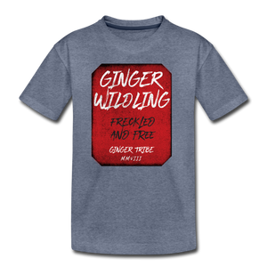 Ginger Wildling - Toddler Premium T-Shirt - heather blue
