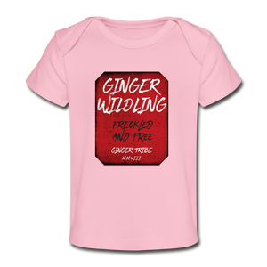 Ginger Wildling - Organic Baby T-Shirt - light pink