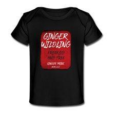 Load image into Gallery viewer, Ginger Wildling - Organic Baby T-Shirt - black