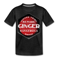 Ginger Dangerous - Red Kids' Premium T-Shirt - charcoal gray