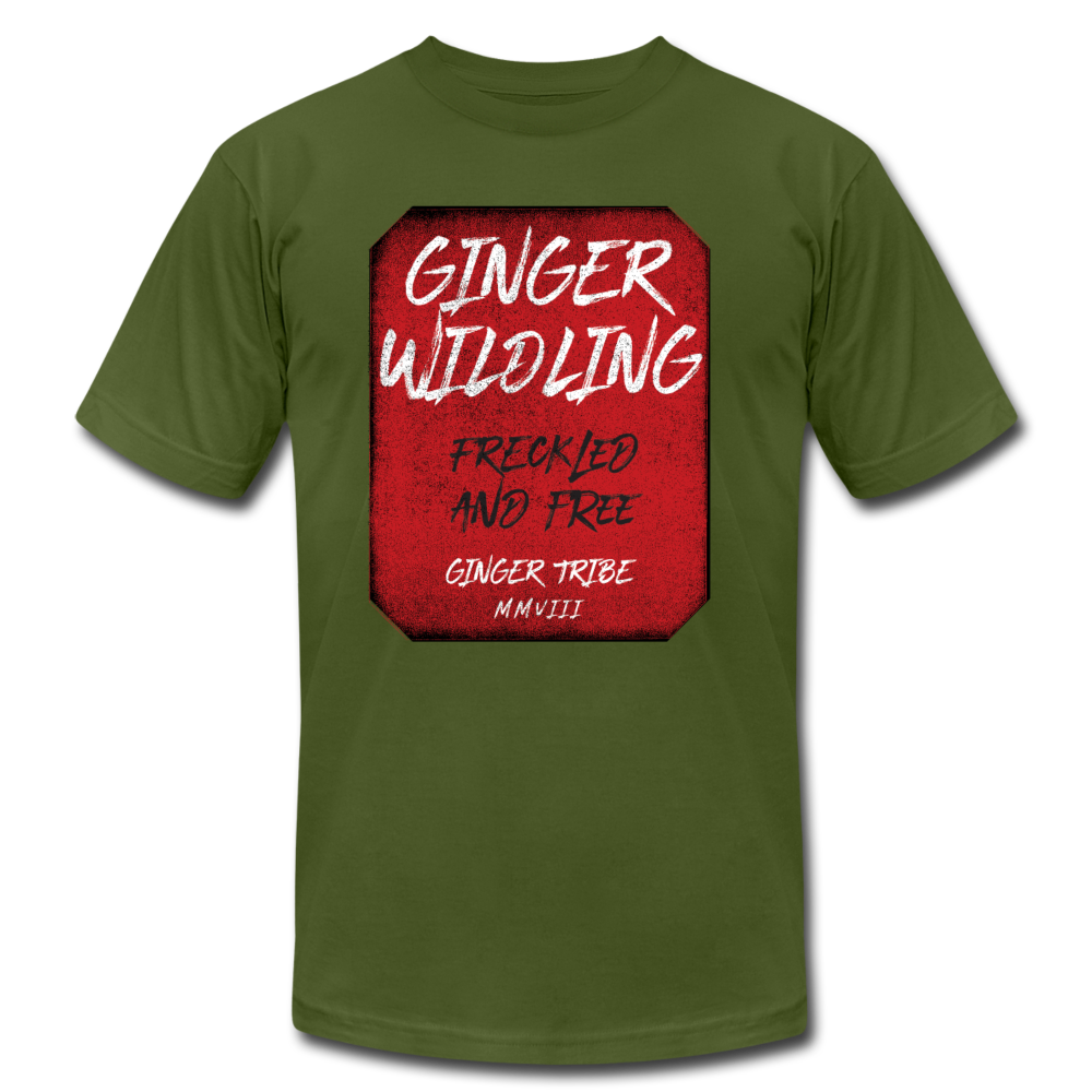 Ginger Wildling - Unisex Jersey T-Shirt - olive