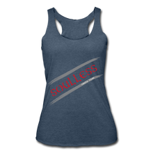 Load image into Gallery viewer, Soulless - Women’s Tri-Blend Racerback Tank - heather navy