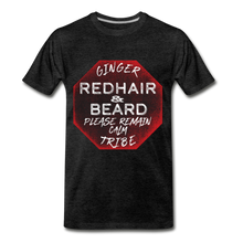 Load image into Gallery viewer, Red Hair and Beard - Premium T-Shirt - charcoal gray