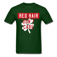 Redhair Don't Care - Unisex Classic T-Shirt - forest green