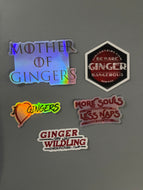 #2 Raising Gingers Sticker Pack