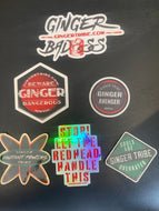 Ginger Guys Sticker Pack