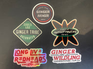 Ginger Avenger Sticker Pack