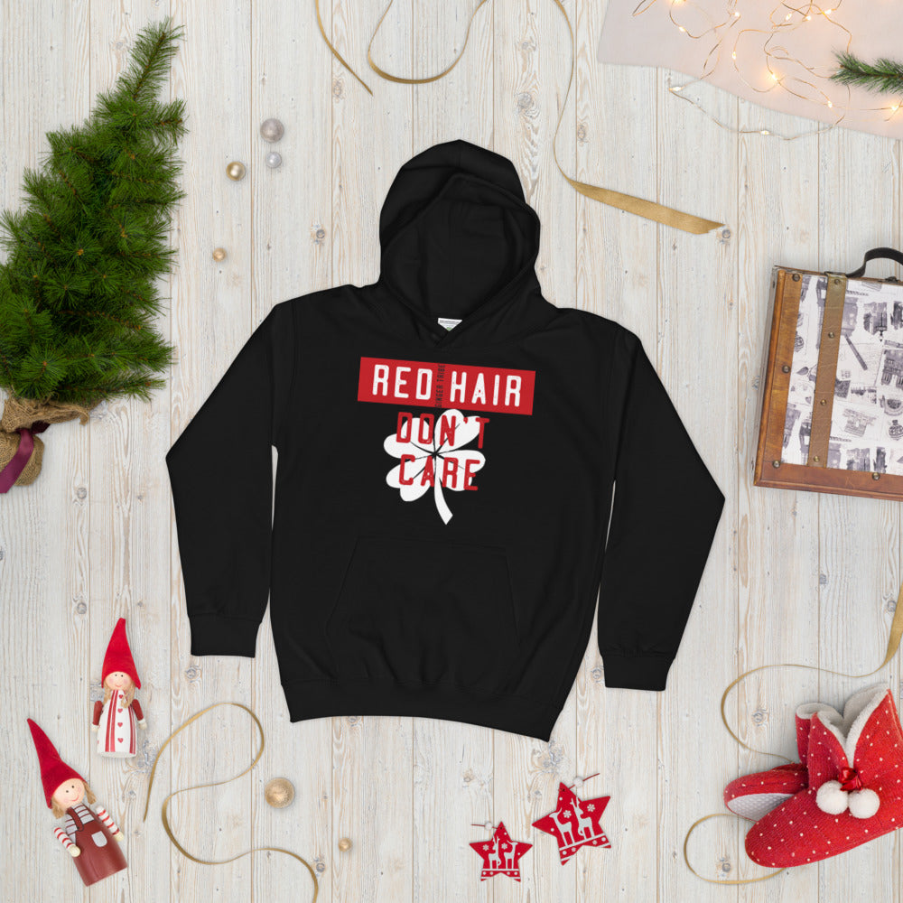 Redhair Don't Care - Kids Hoodie