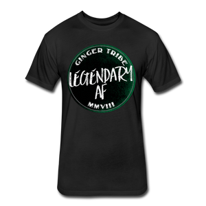 Legendary AF - Fitted T-Shirt - black
