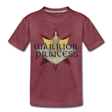 Load image into Gallery viewer, Warrior Princess - Kids&#39; Premium T-Shirt - heather burgundy