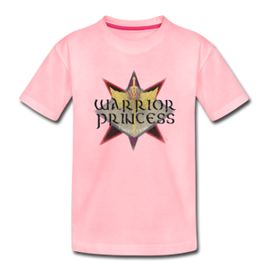 Warrior Princess - Toddler Premium T-Shirt - pink