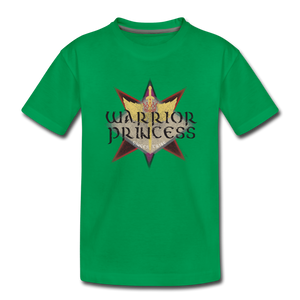 Warrior Princess - Toddler Premium T-Shirt - kelly green