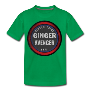 Ginger Avenger - Kids' Premium T-Shirt - kelly green