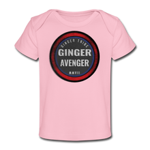 Load image into Gallery viewer, Ginger Avenger - Organic Baby T-Shirt - light pink