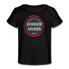 Load image into Gallery viewer, Ginger Avenger - Organic Baby T-Shirt - black