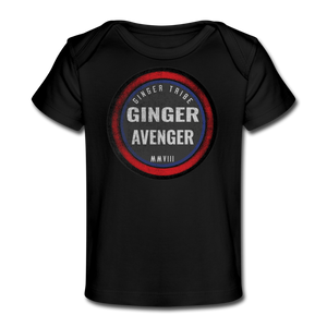 Ginger Avenger - Organic Baby T-Shirt - black