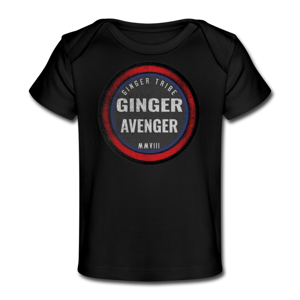 Ginger Avenger - Organic Baby T-Shirt - black