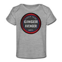 Load image into Gallery viewer, Ginger Avenger - Organic Baby T-Shirt - heather gray
