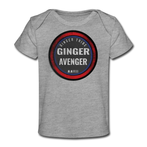 Ginger Avenger - Organic Baby T-Shirt - heather gray