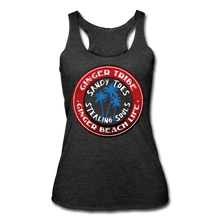 Load image into Gallery viewer, Sandy Toes - Ginger Beach Life-Women’s Racerback Tank - heather black