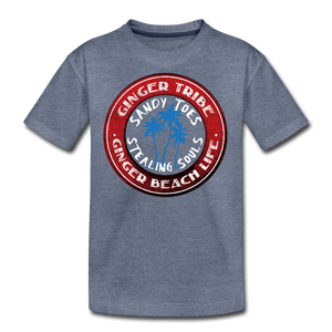 Stealing Souls - Ginger Beach Life - Kids' Premium T-Shirt - heather blue