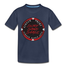 Load image into Gallery viewer, Surf and Shade - Ginger Beach Life - Kids&#39; Premium T-Shirt - navy