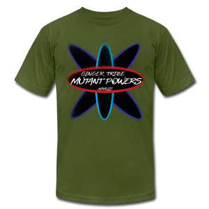 Mutant Powers - Unisex Jersey T-Shirt - olive