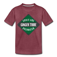 Load image into Gallery viewer, Souls Are Overrated - Toddler Premium T-Shirt - heather burgundy
