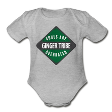 Load image into Gallery viewer, Souls Are Overrated - Organic Short Sleeve Baby Bodysuit - heather gray