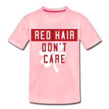 Load image into Gallery viewer, Don&#39;t Care - Kids&#39; Premium T-Shirt - pink