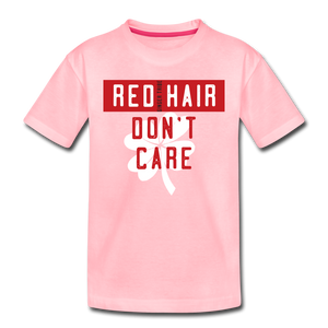Don't Care - Toddler Premium T-Shirt - pink