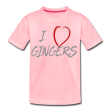 Load image into Gallery viewer, I Love Gingers - Kids&#39; Premium T-Shirt - pink