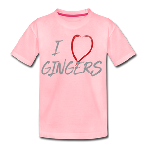 I Love Gingers - Kids' Premium T-Shirt - pink