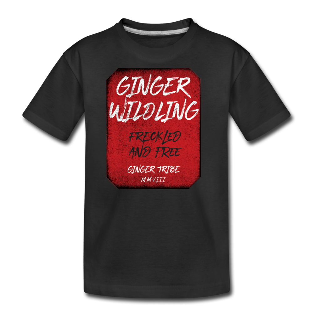 Ginger Wildling - Kids' Premium T-Shirt - black