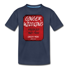 Load image into Gallery viewer, Ginger Wildling - Kids&#39; Premium T-Shirt - navy