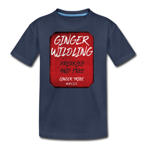 Ginger Wildling - Kids' Premium T-Shirt - navy